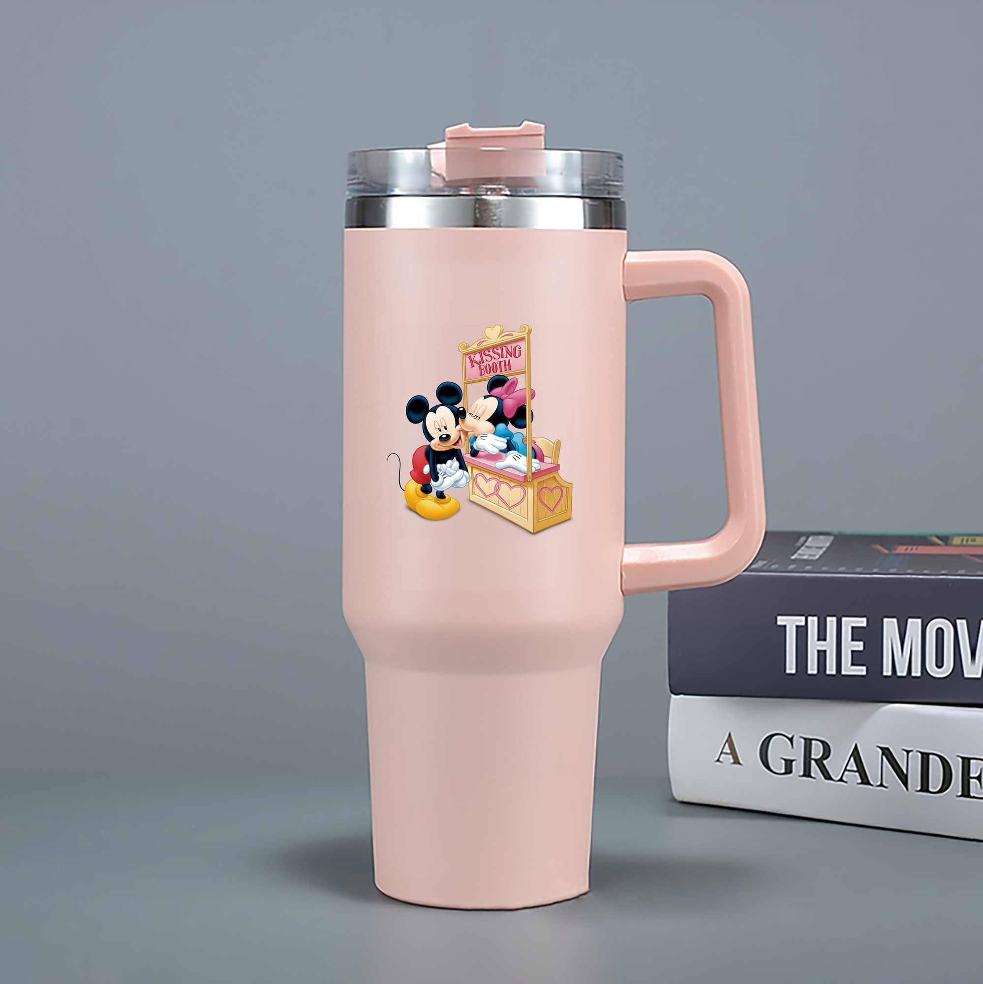 （画像用） ミッキーマウス Mickey Mouse 1200mL車用タンブラー（カラープリント）